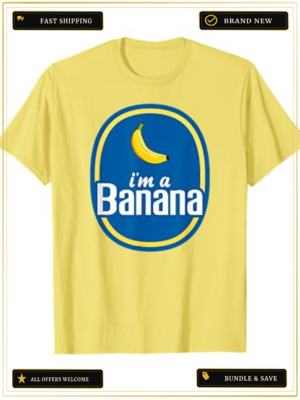 Funny Banana Halloween Costume T-Shirt Men Women Kids Fruit Tee